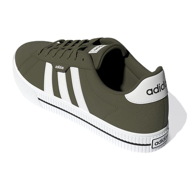 Adidas Neo Daily 3.0 Lightweight Slip-Resistant Low-Top Skate Shoes Men Sneakers Green White GW1916