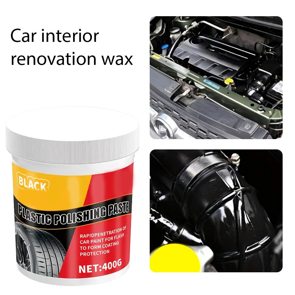 Car Plastic Restorer Back To Black Gloss Auto Interior Wax Coating Renewal Panel Agent Coating & Repair Leather And Auto Po N1U3