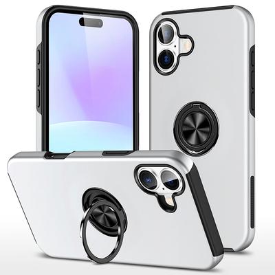 Новый продукт для iPhone17 Магнитный чехол для телефона для Apple Скрытый держатель-кольцо Противоударный защитный чехол для телефона