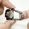 Pffee Vintage Punk Finger Watch Mini Elastic Strap Anillos Para Pareja Jewelry Skull Clock Retro Quartz Reloj Rings Women Men