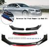 NEW Artudatech 4PCS Universal Car Front Bumper Lip Body Kit Splitter Spoiler Diffuser Protector Car Accessories