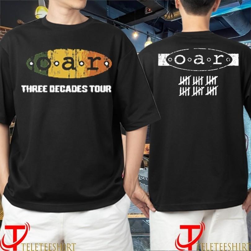 OAR Three Decades Tour 2025 T-shirt Size S-5XL Unisex Unisex T-Shirt
