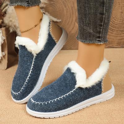 Модные женские зимние ботинки, уличные трендовые ботильоны, дизайнерские теплые повседневные туфли для женщин, новинка 2025 года, короткие плюшевые хлопковые туфли