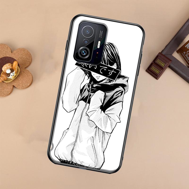 Грустный чехол в стиле японского аниме для Xiaomi POCO X7 X6 X5 X3 Pro F3 F5 F6 M6 Pro 13 14 Ultra 11T 12T 13T 14T Pro