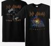 Перепечатка 1983 года Def Leppard Pyromania Tour Концертный Рок-группа Футболка Унисекс Футболка