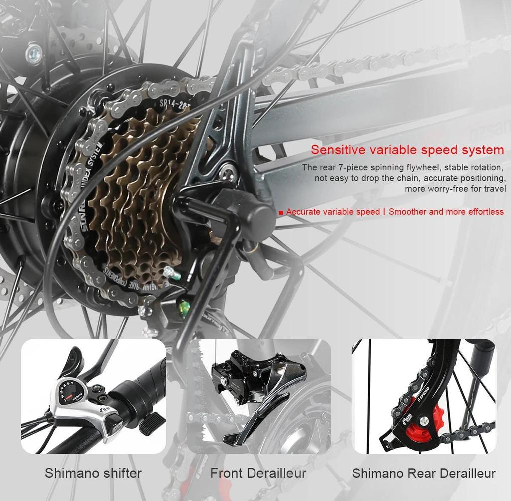 New model SY26-II 500w 36v 13Ah  Bicycle for Men Road Bike 26*1.95 Inch Tire Bicycle Mountain 26 Inch Cycle 21 Speed  Electric Bicycle.