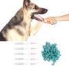 100Pcs PVC Multifunctional Soft Pets Dog Nail Cover Wraps Paws Claw Anti scratch(green S)