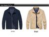 Мужская повседневная куртка-бомбер Leadway Nautica из чистого хлопка