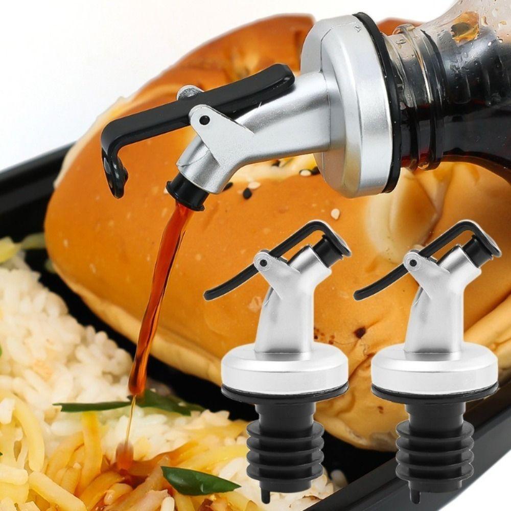 1/3/5Pcs ABS Wine Pourers Good Sealing Olive Oil Sprayer Durable Sauce Nozzle