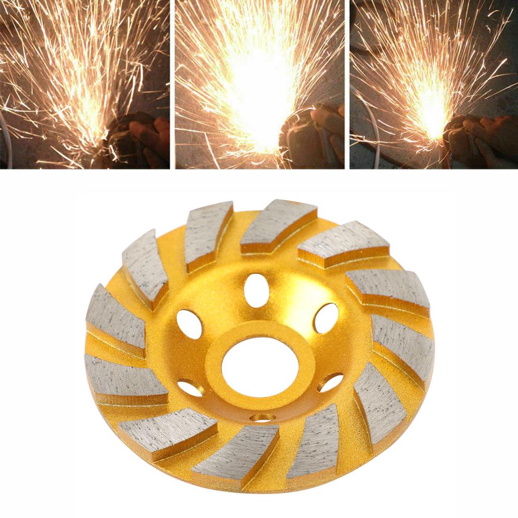 4-дюймовый алмазный сегментный шлифовальный круг, угловой шлифовальный диск для гранита, мрамора, каменной кладки, бетона
