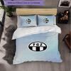 FC Zürich Themed Bedding 3Pcs Duvet Cover Set Decorative Bed Linen For Teen Room Home Decoration