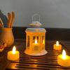 1PC Durable Safe Environmentally Friendly Sturdy Romantic Retro Atmosphere Iron Table Decoration Hand-held Candle Holder 15X9.5CM