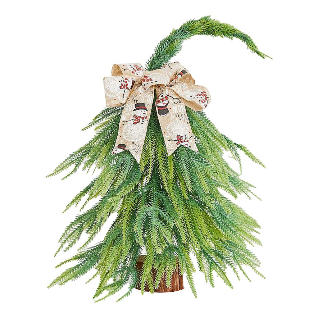 Рождественские настольные украшения маленькие имитационные елочные украшения