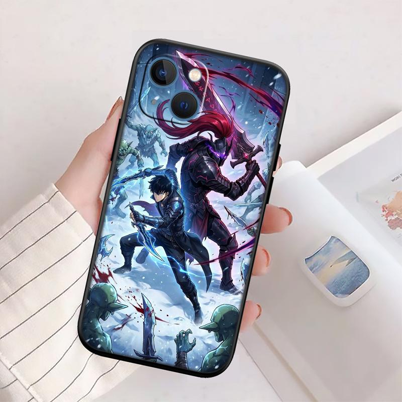 QE3 Anime Sung JinWoo Case for Samsung Galaxy M06 M15 M16 M35 M55 M56 A36 A42 A50 A50S A51 A52 A32 A33 A05 A05S A06 A16 A20