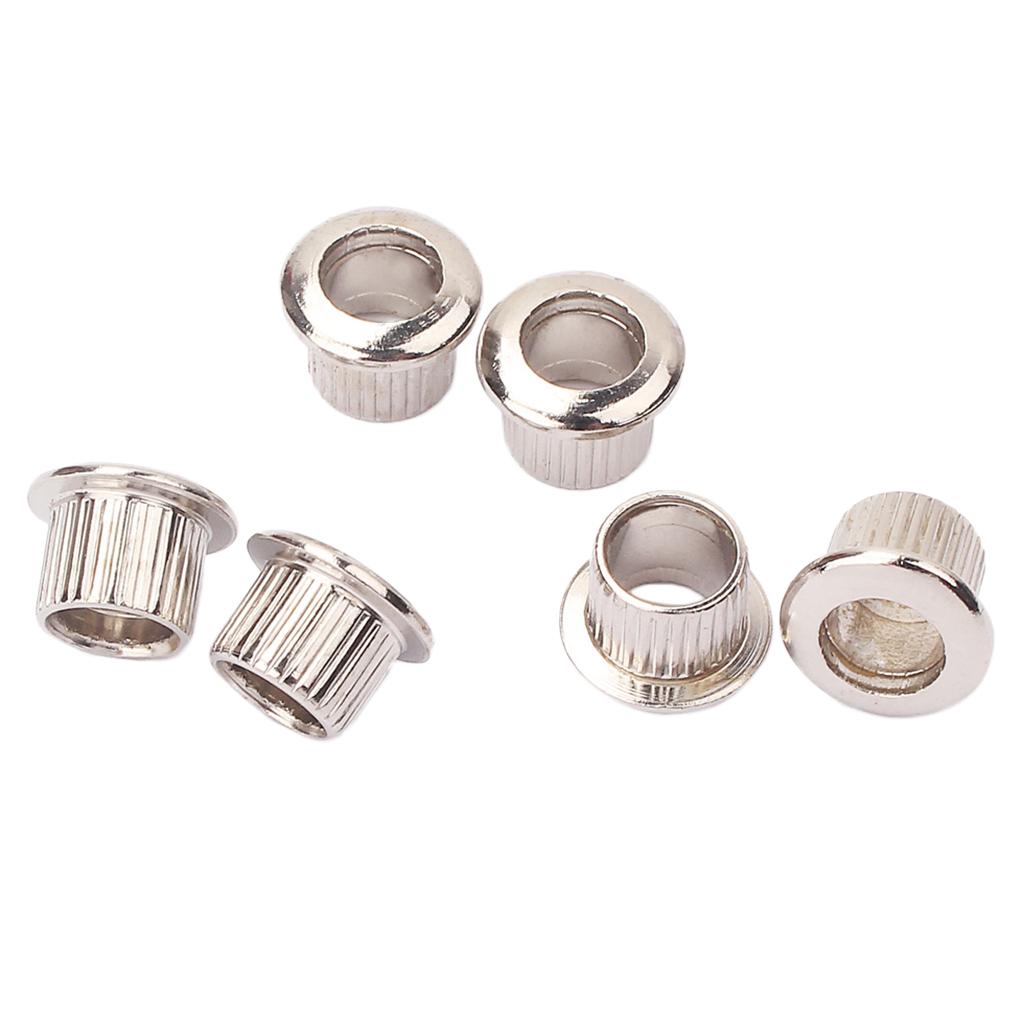 Guitar Bushings Vintage Style Steel Adapter Ferrules for Electric Guitar Tuning Pegs Microtuning Accessory