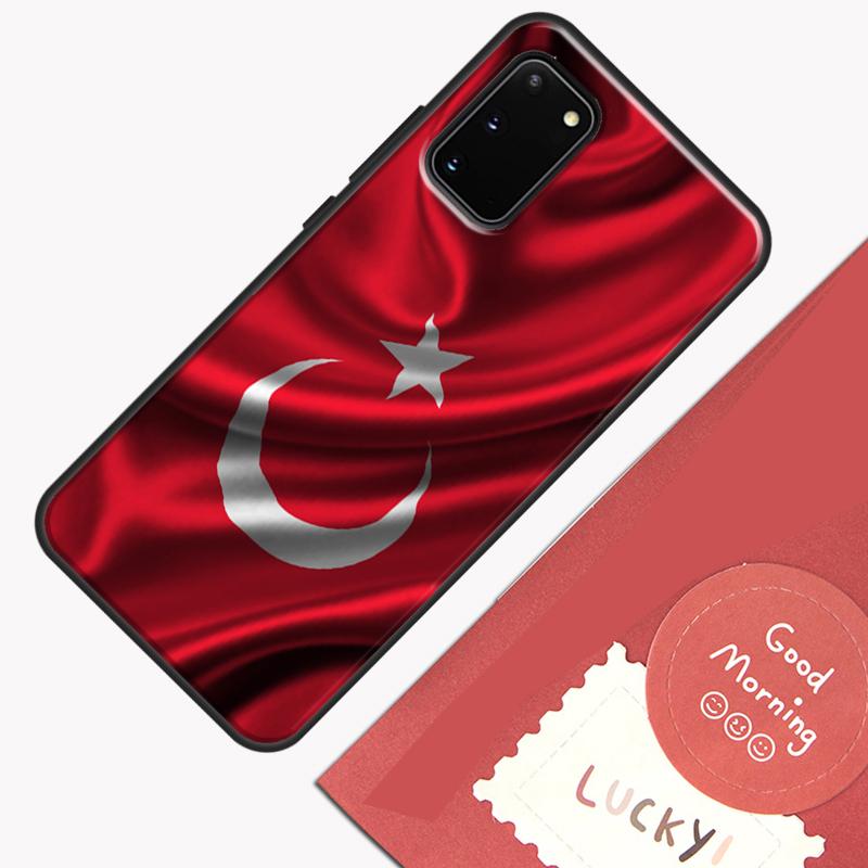 Республика Турция Реалистичный чехол для телефона с флагом для Samsung Galaxy S25 S26 Ultra S20 S21 S22 S23 S24 Plus S9 S10 S25 FE Защитный чехол