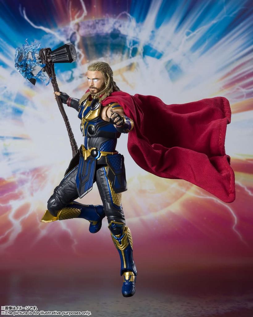 TAMASHII NATIONS MARVEL Могучий Тор 165 мм окрашенная подвижная фигурка SHFiguarts (Тор/Любовь и Гром) приблизительно. АБС&ПВХ&Ткань