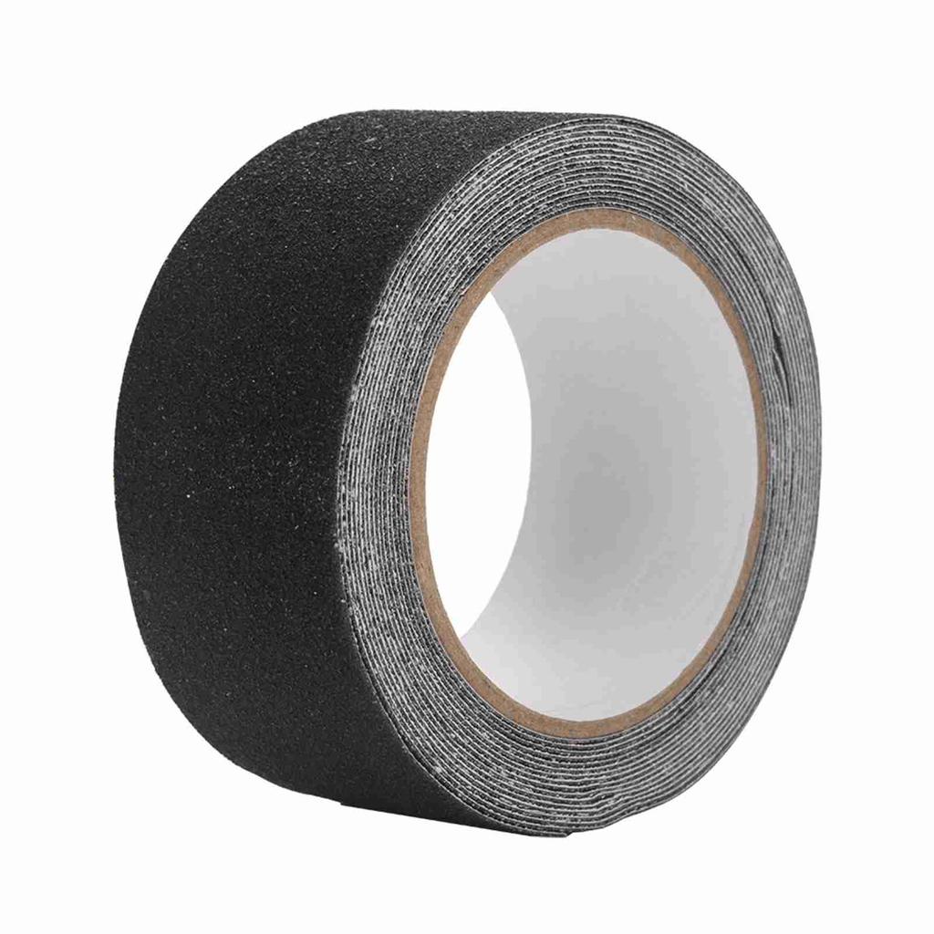 5M*5cm PVC NOn Slip Anti Skid Adhesive Tape for Stair Step Floor Safety Decoration (Black)