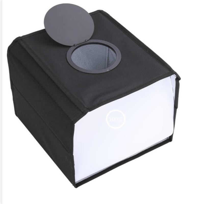 Маленький студийный набор 25 см, светодиодная лампа для фотосъемки, софтбокс, складной фон для фото, световой короб
