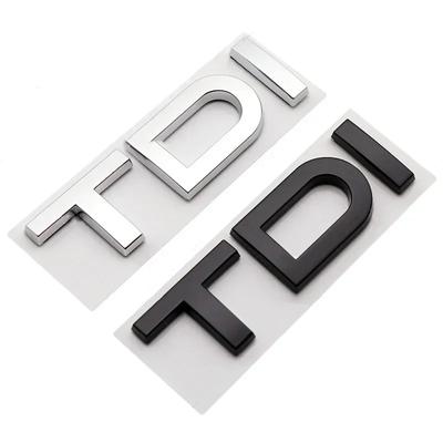 Для RS3 1 шт. 3D ABS Черные Буквы Логотип TDI Значок Наклейка на Багажник Автомобиля Для Audi A3 A4 A5 A6 A7 A8 Q2 Q3 Q5 Q7 Q8 TDI Наклейка Аксессуары