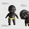 Черные младенцы Игрушка для снятия стресса Медленно поднимающаяся Успокаивающая мини-игрушка-пищалка для младенцев Мягкий эластичный мячик для релаксации и снятия стресса Игрушка-фиджет