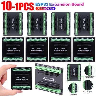 1-10 шт. Плата расширения ESP32 GPIO 1 в 2 Совместимая с 30/38 контактами ESP32S ESP32 Плата разработки для Arduino Чип ESP-32