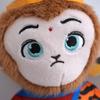 Очаровательная плюшевая игрушка Сунь Укун 16 см, мягкая кукла-обезьянка для детей, с наполнителем из премиального PP-хлопка