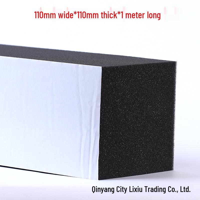 Черный огнестойкий 30° мягкий ПУ поролон: Высокоэластичная, односторонняя клейкая пыленепроницаемая уплотнительная лента для электронных кабельных жгутов