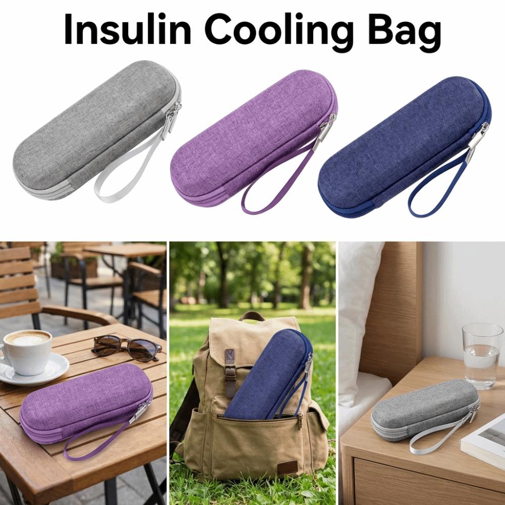 Portable Glaciated Cold Storage Bag Waterproof Medicine Travel Cooler Drug Freezer Bag Outdoor
