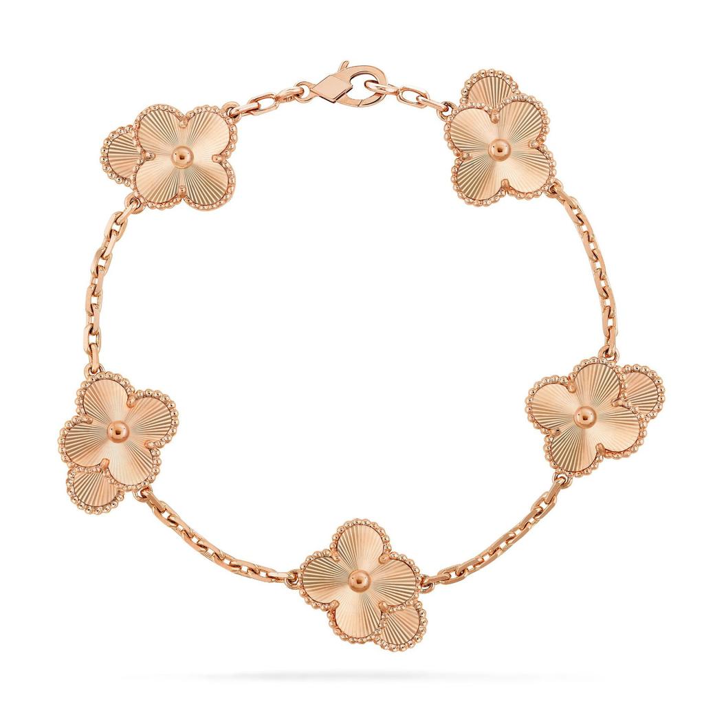 Trendy New Four-leaf Clover Bracelet Handwear Fashion Women's Five-flower Bracelet