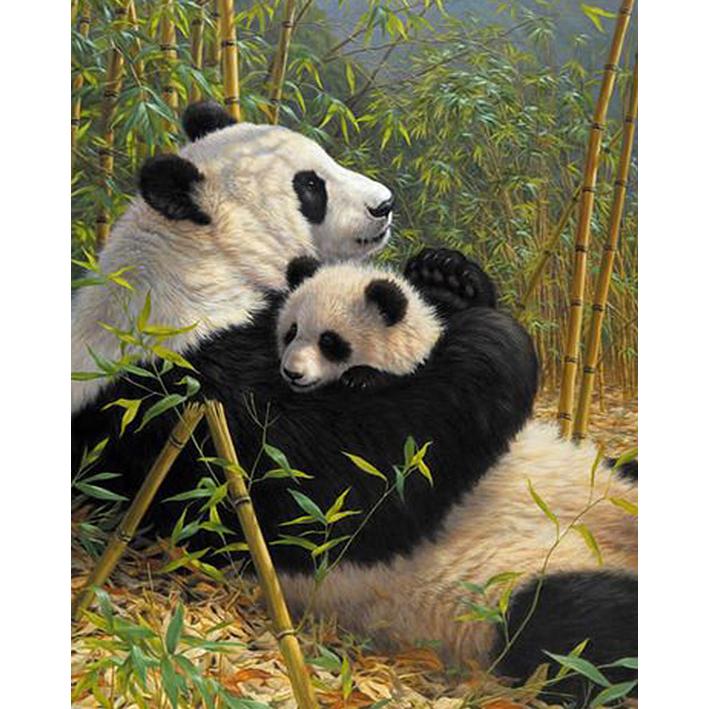 5D DIY милая панда палка дрель полная дрель украшение дома живопись
