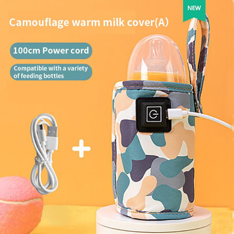 Baby Bottle Warmer Useful USB Plug Bottle Heater Safe Heating Convenient for Beverage Warming Bag Baby Milk Heater
