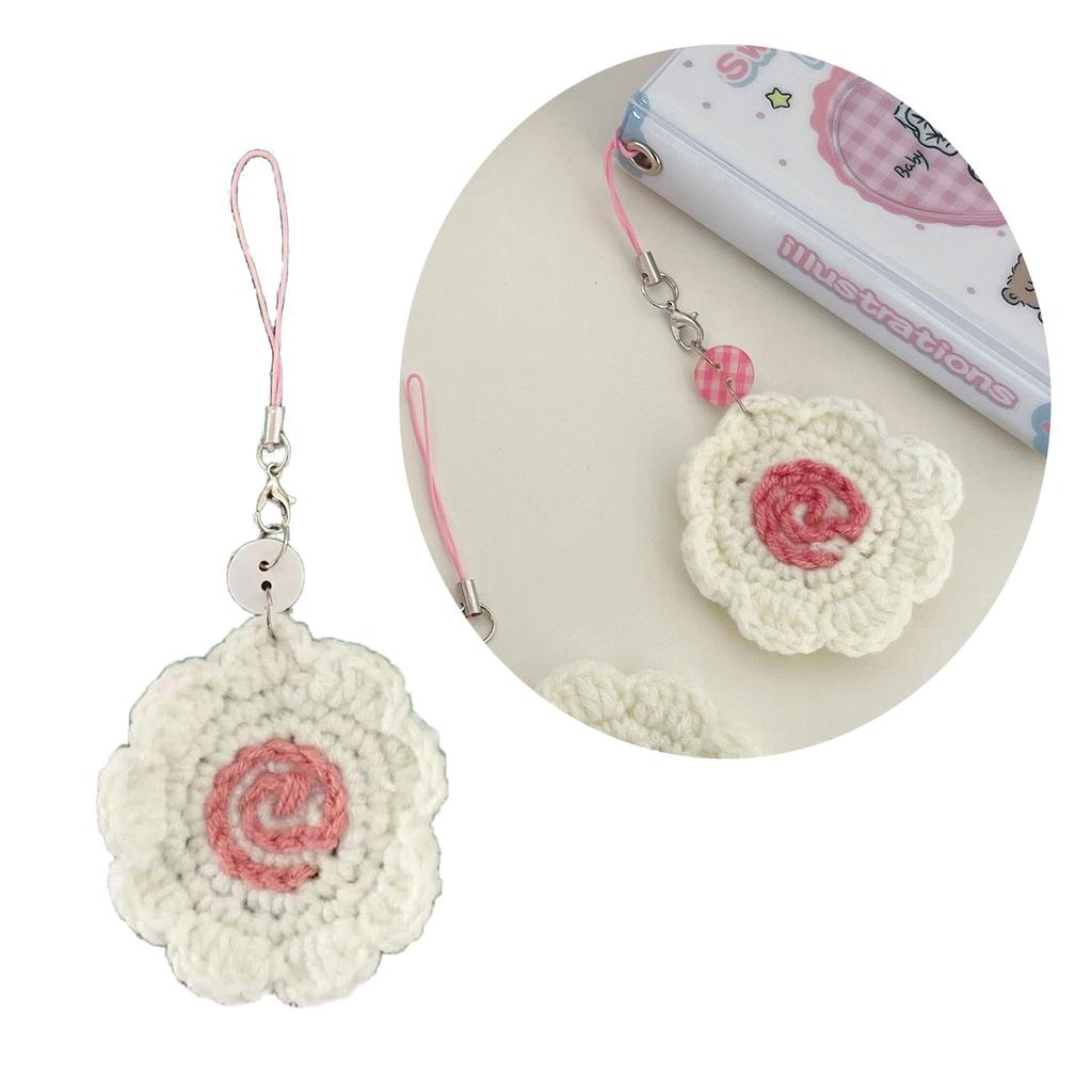 Handcrafted Crochet Fish Board Phone Chain Unique Phone Pendant Handmade Knitted Phone Jewelry Lightweight for Phone Bag