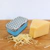 1 комплект, двухсторонняя ручная терка для сыра, измельчитель овощей из нержавеющей стали с чистящей щеткой для дома
