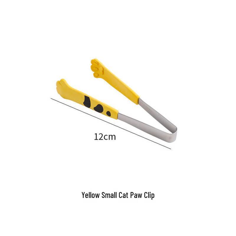 Cute Cat Paw Stainless Steel Food Tongs