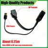4K60Hz HDMI-compatible To DisplayPort Cable DP To HDMI Converter Adapter with USB Power for Gaming PC Laptop PS5 Xbox Monitor 4