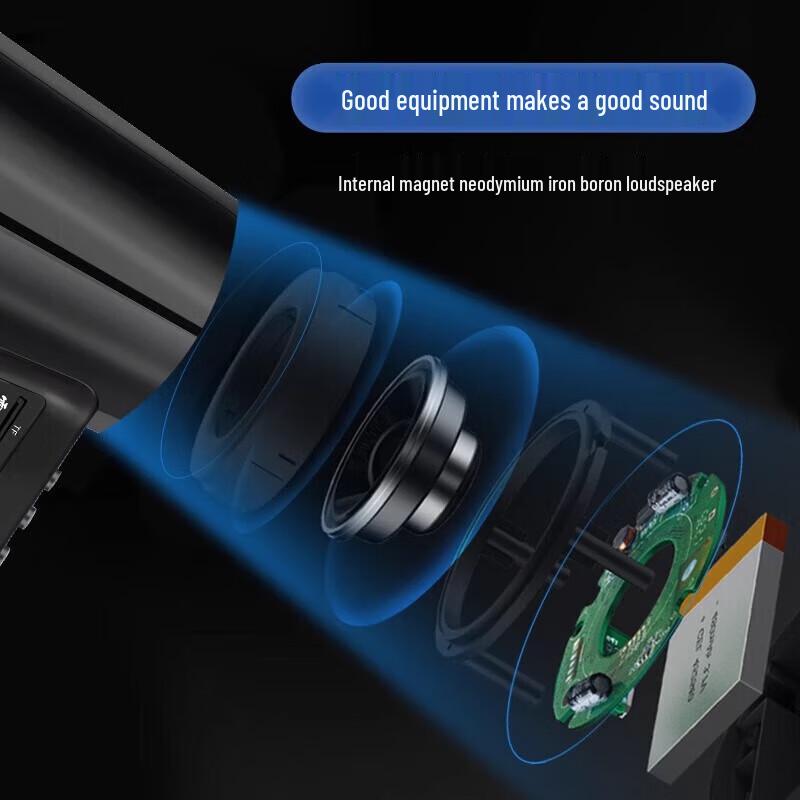 Leigongwang CR-68 Portable USB Megaphone Speaker CN plug (adapter included)