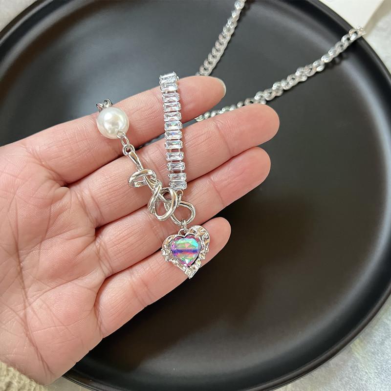 Винтажное ожерелье-чокер с жемчугом, любовью, бабочкой, пауком, ожерелье для мужчин и женщин, готическое ожерелье в стиле хип-хоп с крестом и луной, длинные ювелирные изделия на Хэллоуин