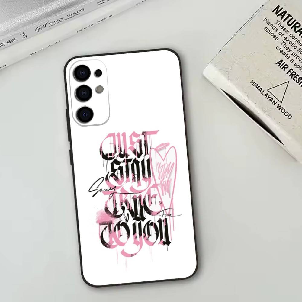 Cool pink graffiti Phone Case For Samsung S25,S24,S21,S22,S23,S30,Ultra,S20,Plus,Fe,Lite,Note,10,Black Cover