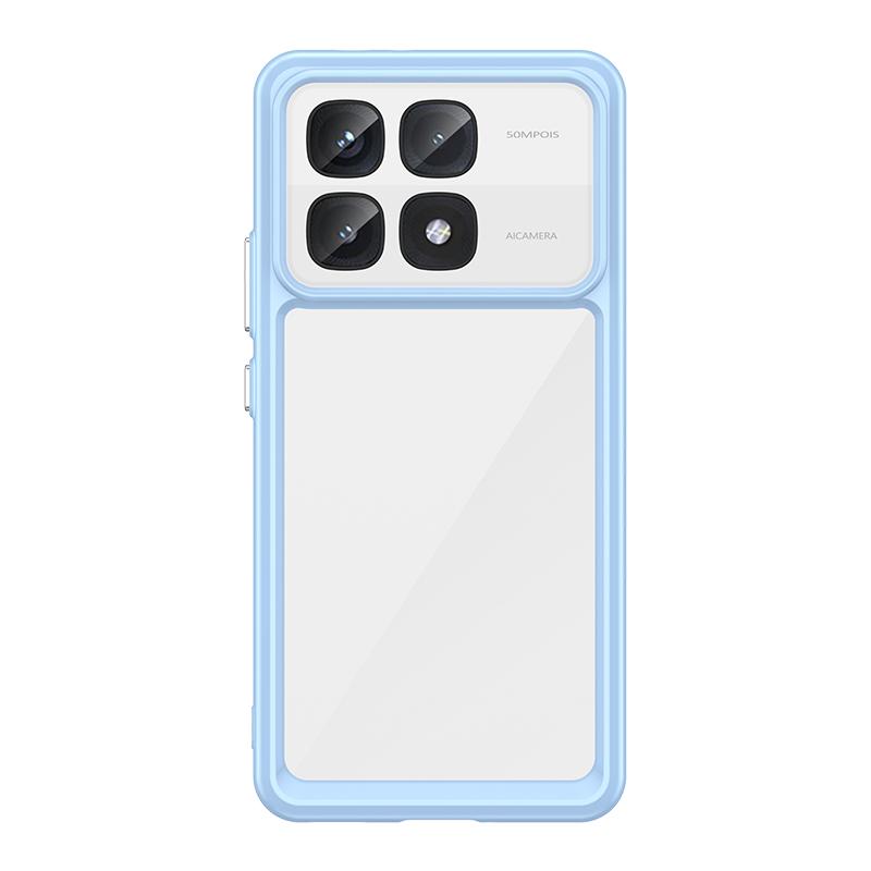 Для Xiaomi Redmi K70 Ultra Чехол Xiaomi Redmi K70 Ultra Чехол Прозрачный ПК Противоударный Силиконовый Чехол для Телефона Xiaomi Redmi K70 Ultra