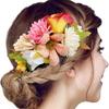 Vintage Flower Hair Comb Simulation Floral Bridesmaid Headwear Bridal Hair Accessories  Prom