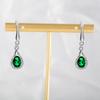 BELLA BOX Classic Copper Alloy Earrings For Women Green Zircon Fashion Ear Drop Female Gifts Engagement Jewelry