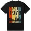 46th Birthday Made In 1978 Limited Edition Tee Tops Round Neck Short-Sleeve Fashion Tshirt Clothing Casual Basic T-shirts