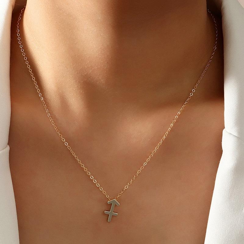 1 шт. Гороскоп Астрология Шарм Ювелирные изделия для женщин Дамы 12 Знаков зодиака Подвеска Аксессуары Подарок Винтаж Буква Символ Мода