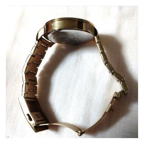 Used DIESEL Men's Watch Gold Analog Quartz (Battery Powered) No Accessories
