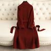 Double-sided Velvet Wool Coat Women's Long Autumn and Winter New Slim-fit High-end Woolen Coat Women's