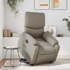 VidaXL Electric Massage Recliner Armchair Cappuccino Faux Leather 3204913