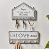 1pc Restaurant Walls Glass Wall Decorations Wall Atmosphere Decoration Creative Wooden Board Tags Hanging Hooks Wall Decoration