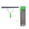 Thatch Rake Lawn Thatching Dethatcher Stainless Steel Metal Grass Grooming Yard Garden Soil Tool