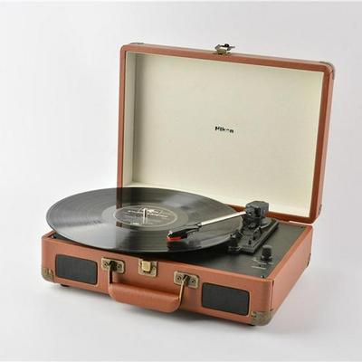 Винтажный виниловый проигрыватель - профессиональный классический фонограф для роскошного декора гостиной